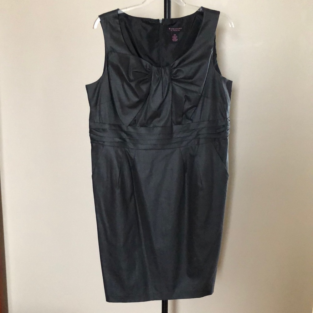 Graphite Scoop Neck Dress